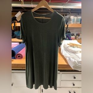 Madewell olive green dress